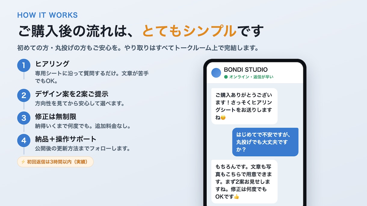 飲食・美容・医療｜集客できるHPを制作します プラチナ認定｜初回3時間以内返信・修正無制限・丸投げOK イメージ5