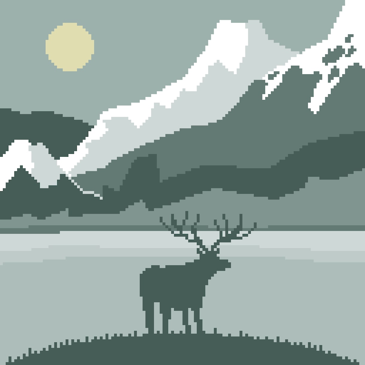 ドット絵で風景イラスト・アニメーションを制作します どこか懐かしい、レトロゲーム風の風景ドット絵を描きます イメージ4