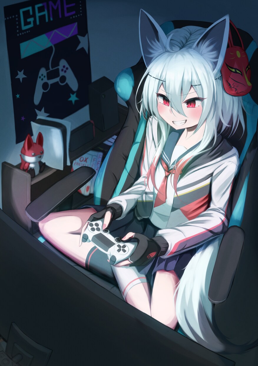 一枚絵作成します 可愛いケモ耳娘のイラストを描きます イメージ5