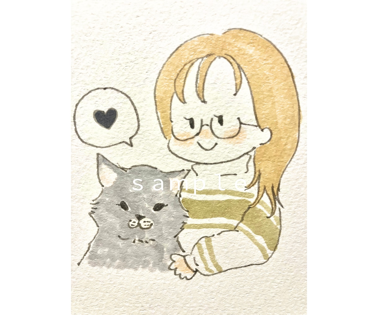 お茶目なデフォルメイラスト似顔絵アイコン描きます 人物からペットまで♪2ショットもできます イメージ5