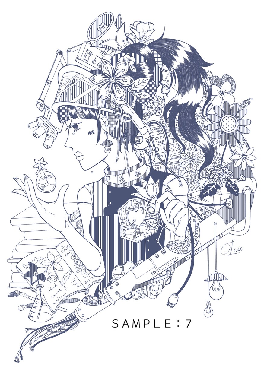線画で手描き感のあるイラスト描きます 単色でもインパクト大のイラスト イメージ9
