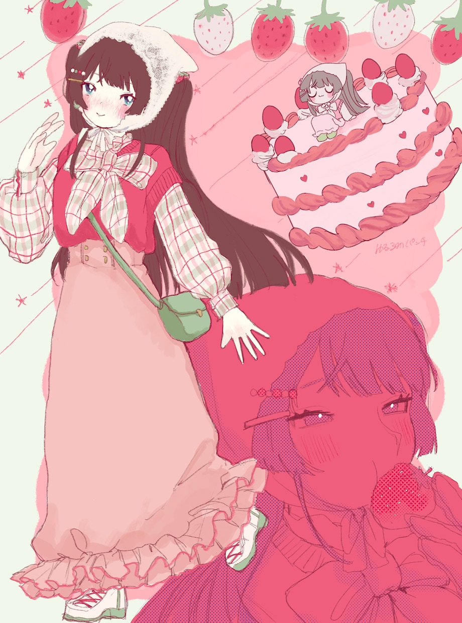ゆるかわいくて満足度の高い一枚絵を描きます MVサムネや記念絵に最適！現役美大生が描くゆるかわ一枚絵 イメージ2