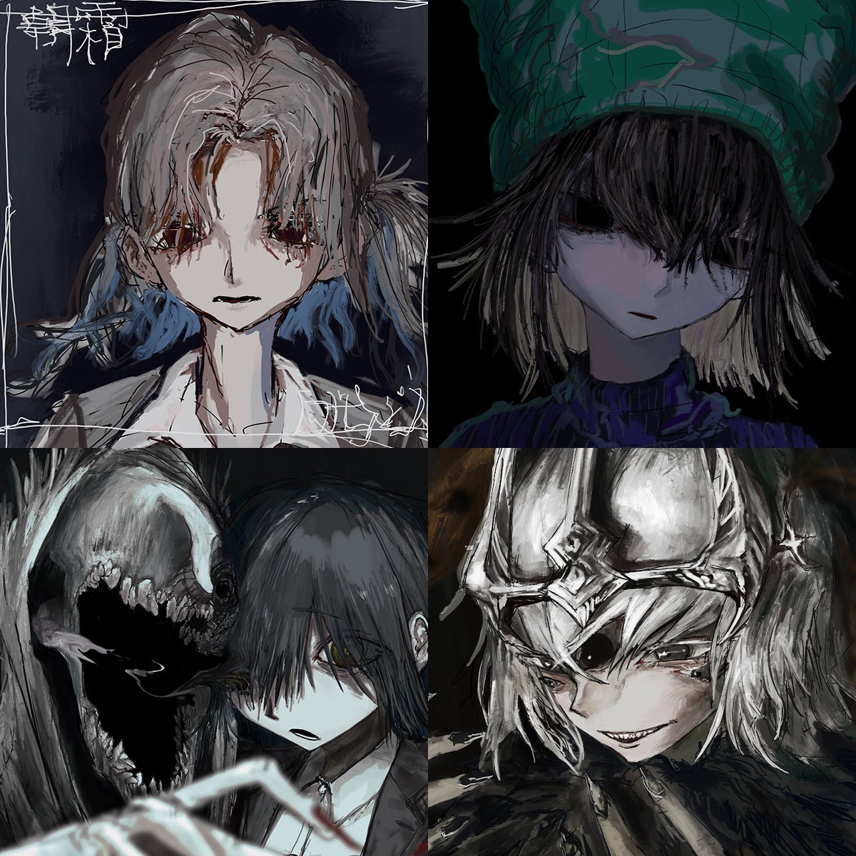 ダークな世界観のイラストを描きます ご相談だけでもOK！お気軽にご連絡ください！ イメージ2