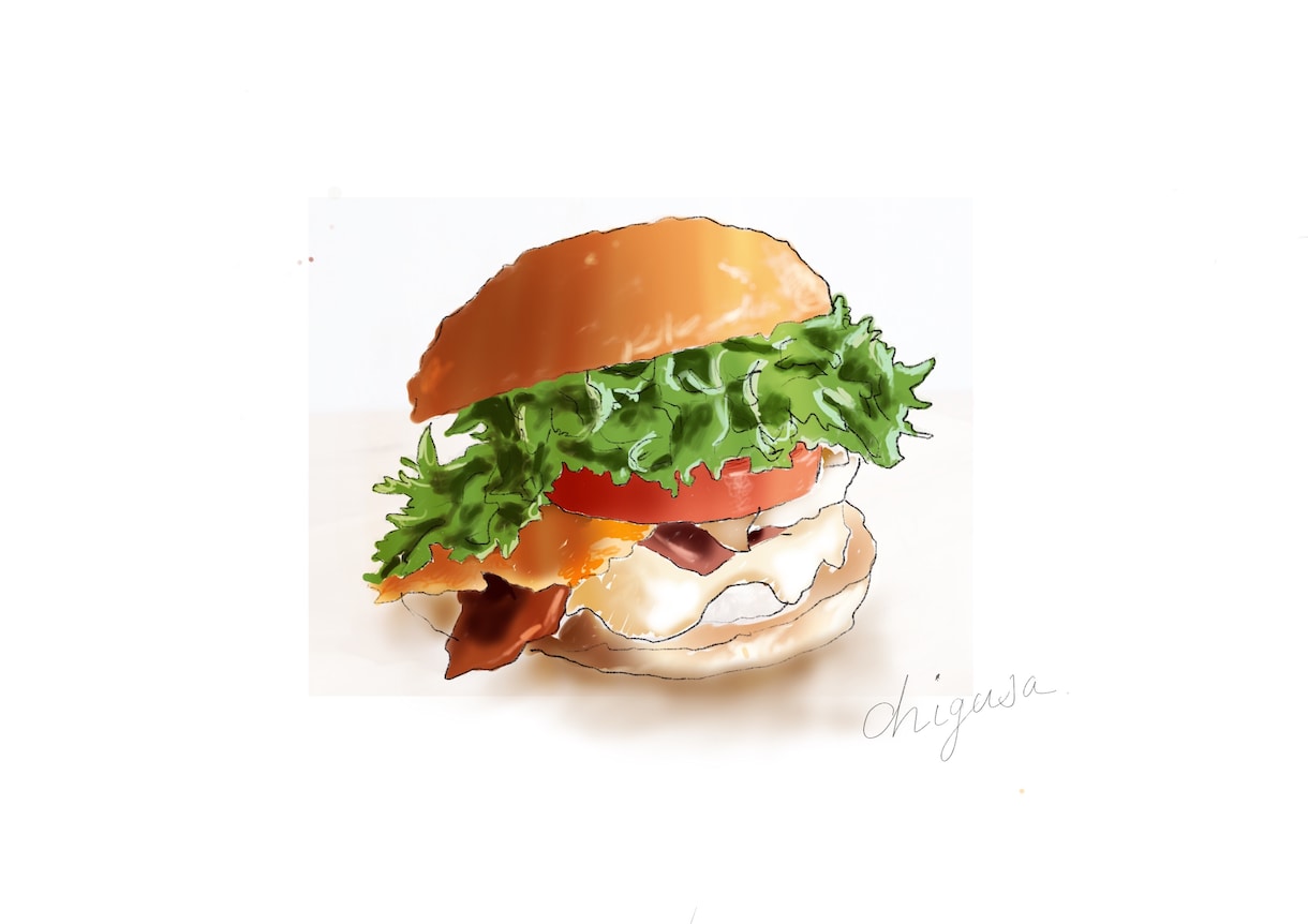 食材やフードのイラストを1点から描きます リアルなものや軽いタッチのもの、様々なテイストでお描きします イメージ4