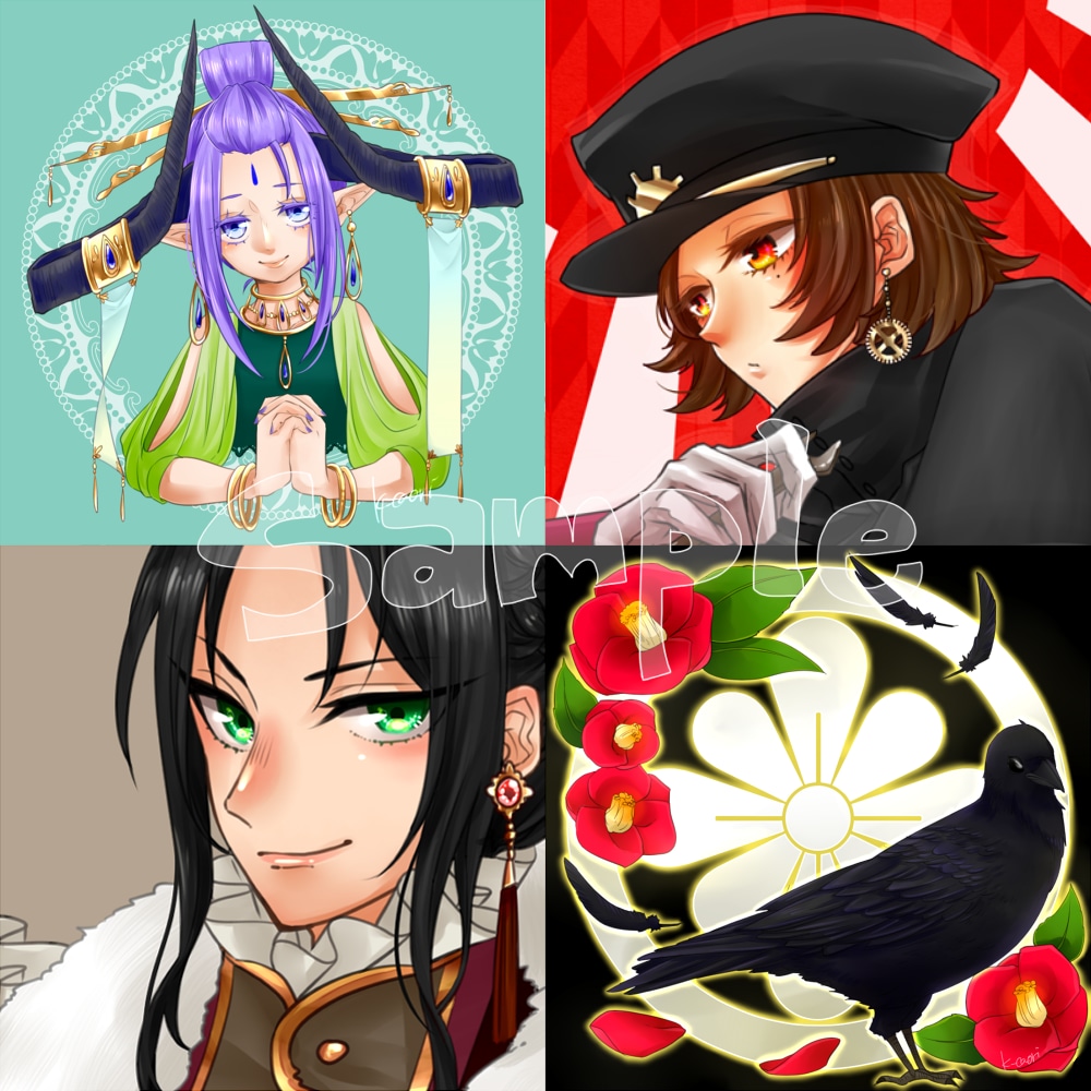 キャラクターのアイコン描きます アイコンイラストを描かせていただきます！ イメージ4