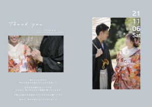 結婚式プロフィールブック作成します ゲストテーブルに添えるお二人のプロフィールブック作成します イメージ1