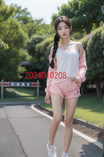 AIで作成したジョギングする女子高生の写真販売ます 実写では撮影が難しい、ジョギングする女子高生のAI写真販売 イメージ8