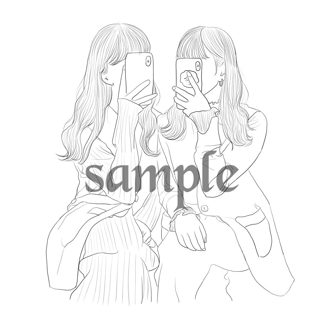 シンプル、白黒デザイン、オシャレイラスト描きます SNSなどのアイコンやインテリアにいかがですか？ イメージ6