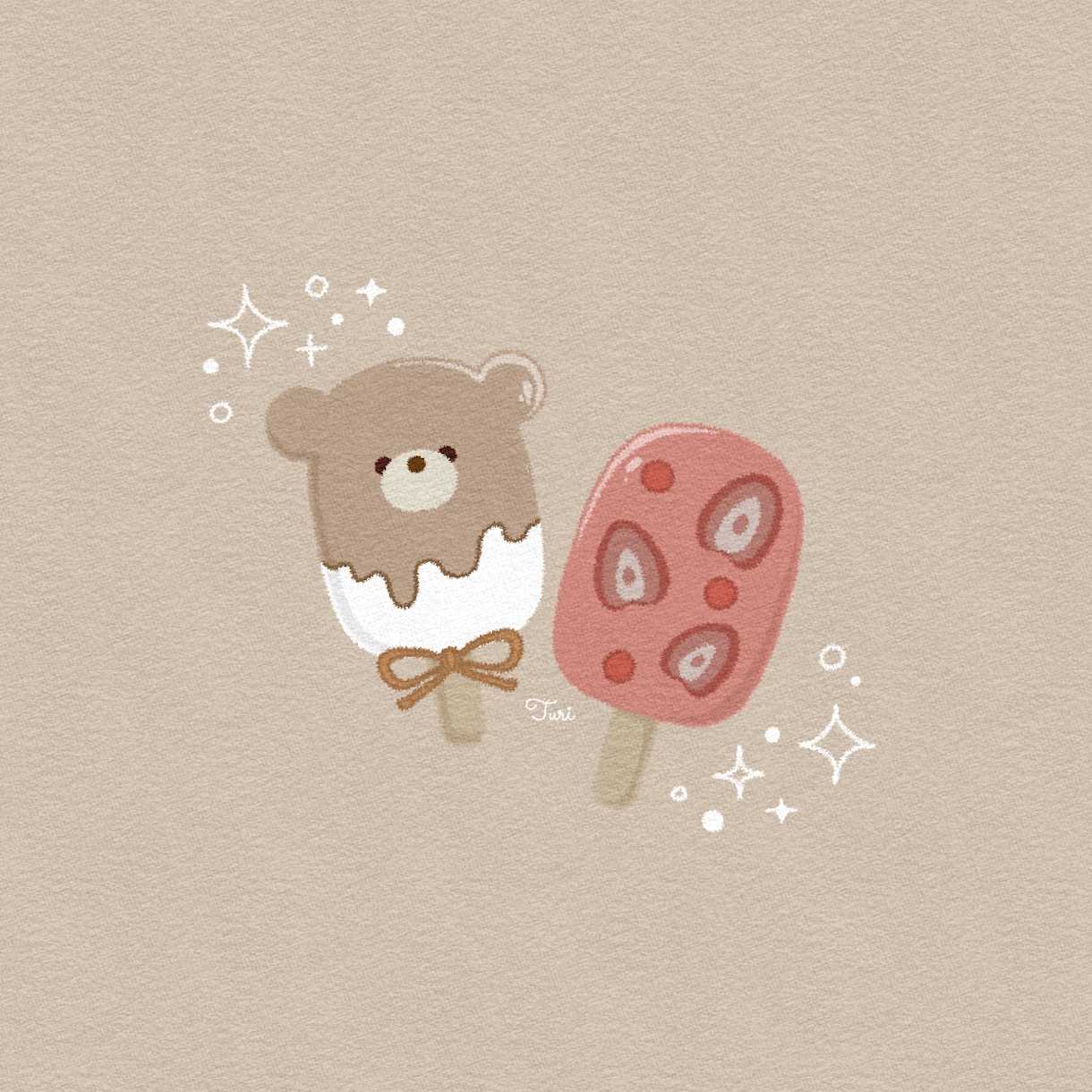 スイーツ、小物、食べ物、動物ゆるいイラスト描きます ＊商用利用可＊動物＊ペット＊スイーツ＊アイコン＊グッズ＊ イメージ2