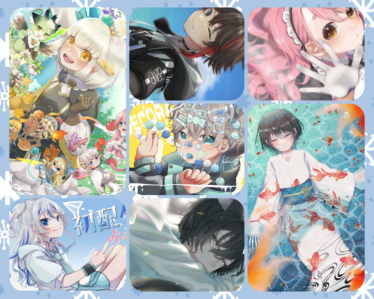 最短5日以内！アイコン、ヘッダーや一枚絵描きます かわいいイラスト欲しい方、是非一度ご覧ください！ イメージ6