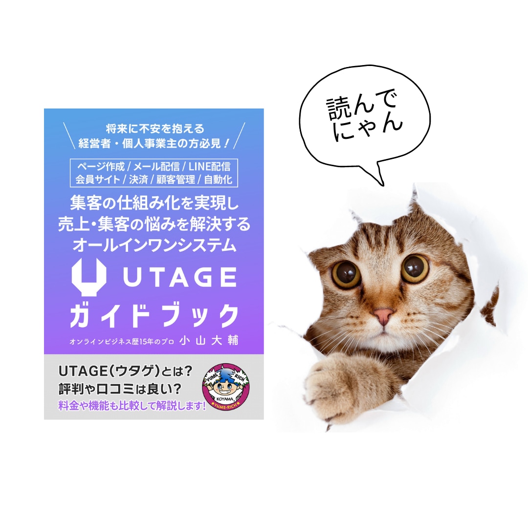 集客の仕組み化を実現し売上・集客の悩みを解消します 経営者・個人事業主必見の「UTAGE(ウタゲ)」ガイドブック イメージ1
