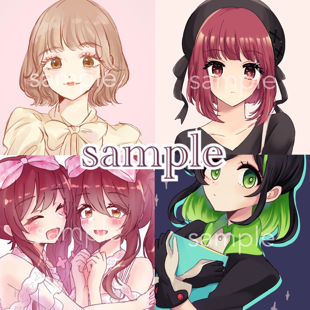 オリジナルイラストのアイコン作成します SNSのアイコンに使用できるイラストをお描きします！ イメージ3