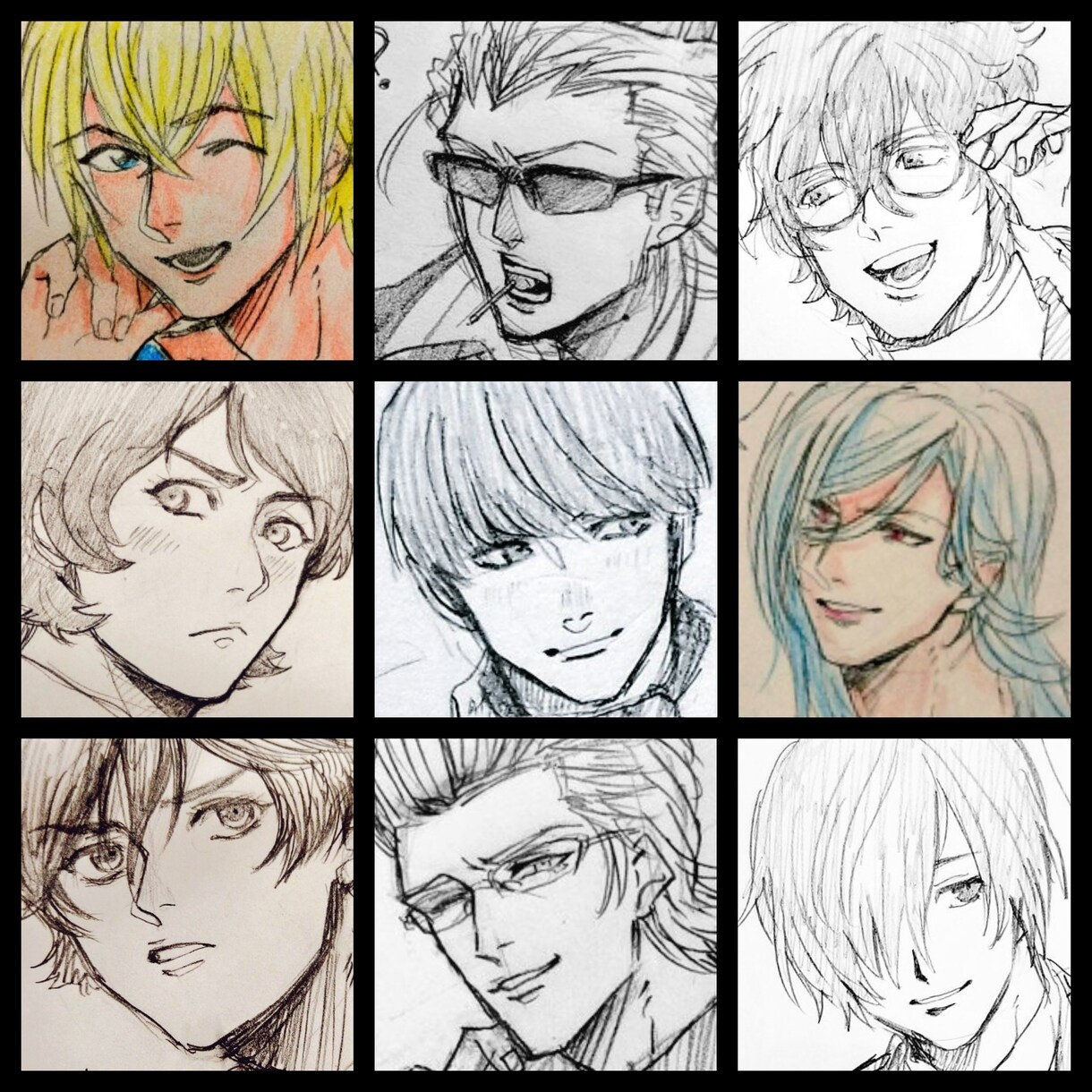 かっこいい男性キャラクターを描きます SNSアイコン、腐、夢なんでも描きます！ イメージ8