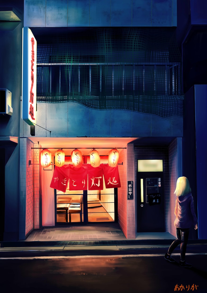 背景・風景にこだわった一枚絵を描きます エモい、懐かしい、などお好みの雰囲気を表現します！ イメージ5