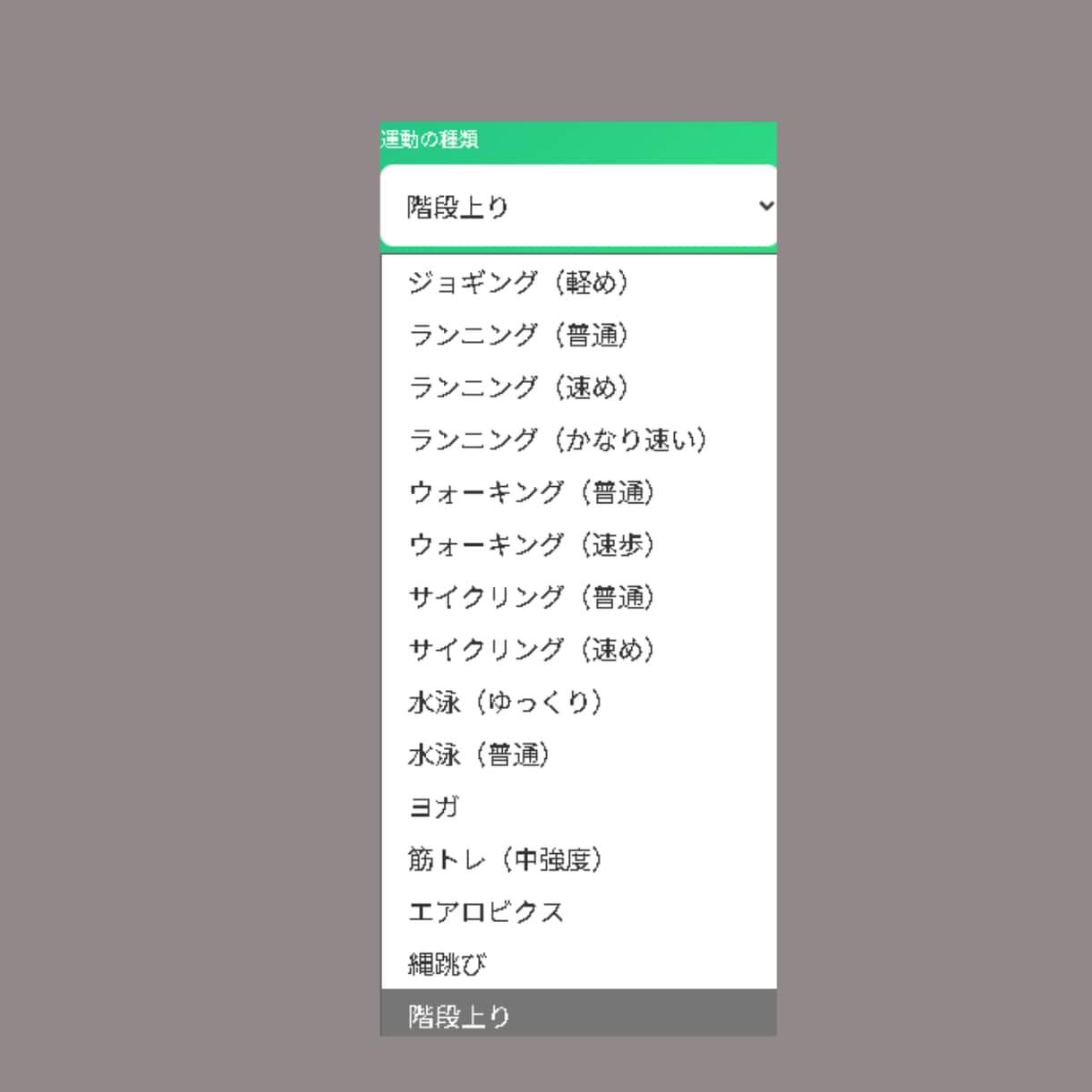 運動の消費カロリー計算機をWPに簡単設置します ダイエット記事の質向上。15種類の運動カロリーを自動計算 イメージ4