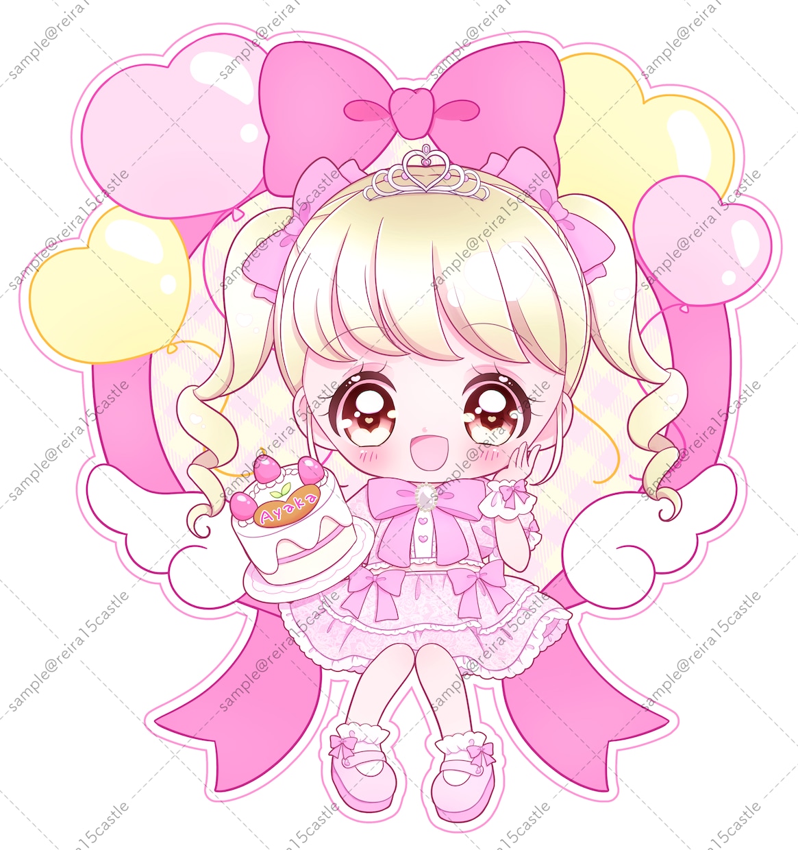 ゆめかわ♡ミニキャライラスト制作します 使いやすい可愛いファンシーなSDキャライラストを制作します！ イメージ3