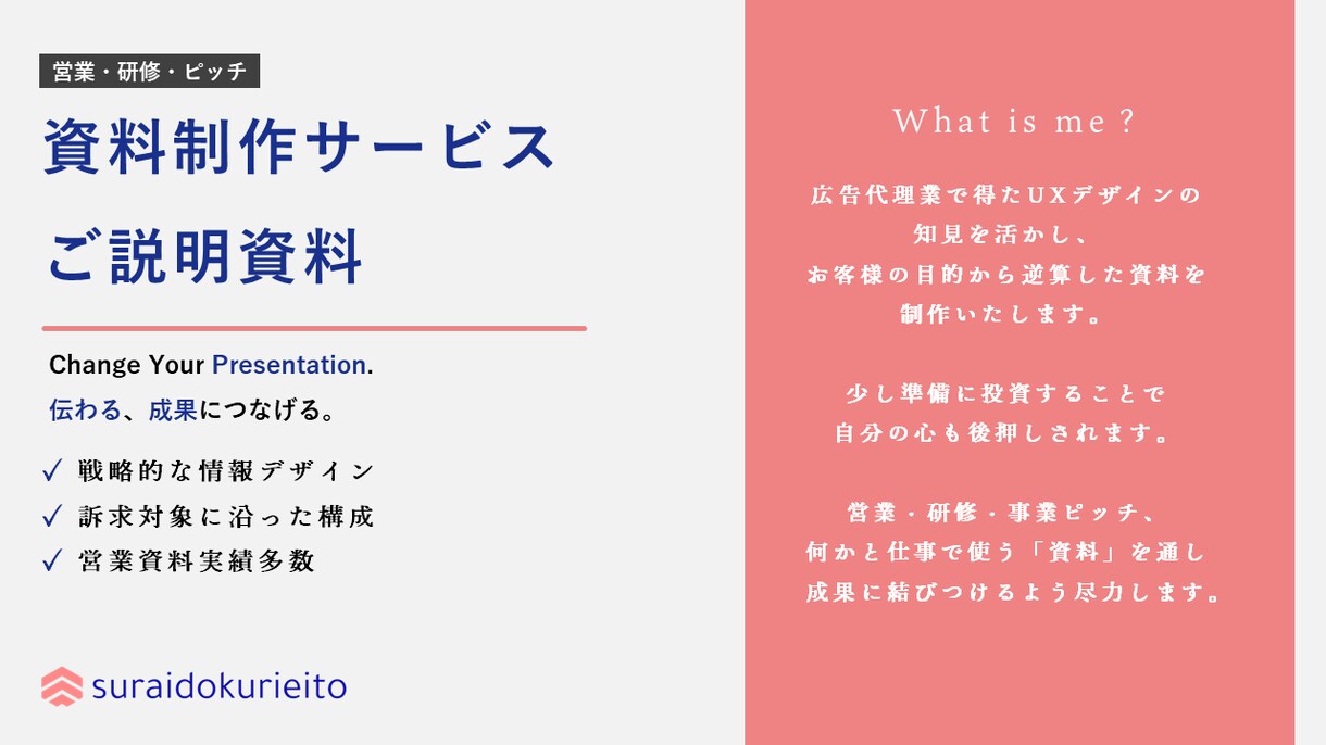 UXデザイナーが伝わるパワポ資料を制作します 営業資料実績多数！目標から逆算した誠実なデザイン。 イメージ2