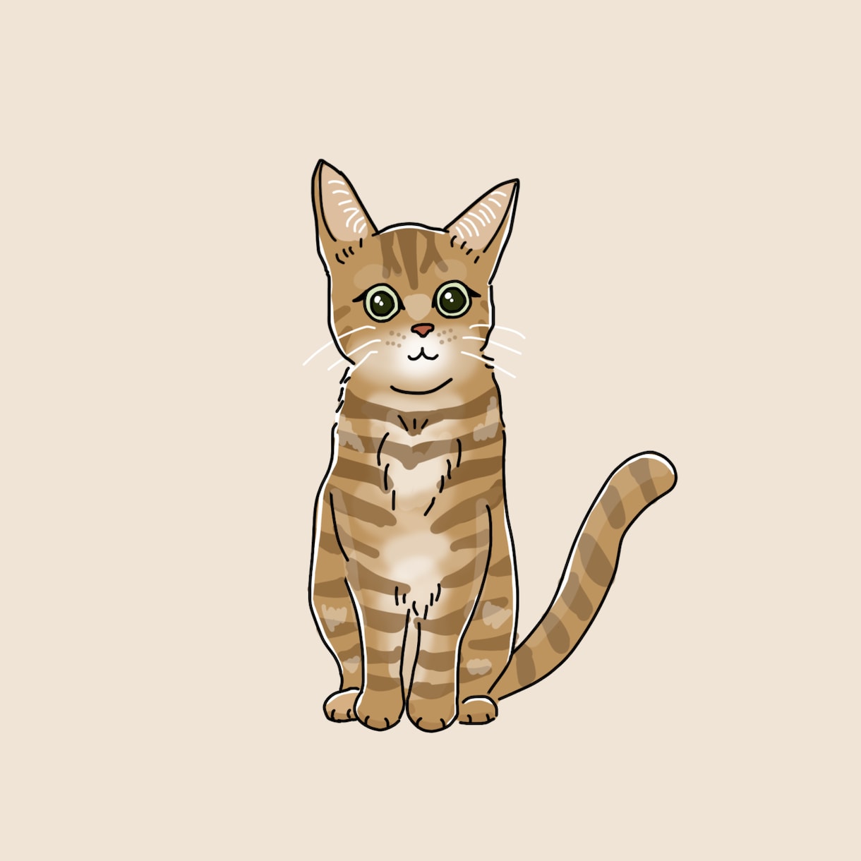 ペットのアイコン描きます 愛犬や愛猫のアイコンやプレゼントに！ゆるかわイラスト描きます イメージ7