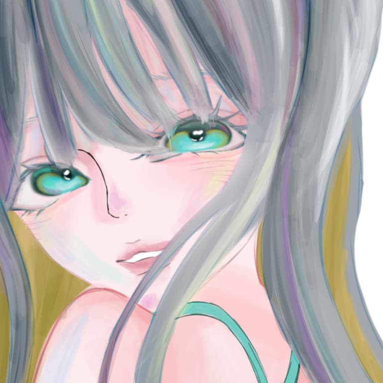 SNS・LINEのアイコンを描きます 独自の色彩でアンニュイな世界観を。あなただけの1枚を届けます イメージ2