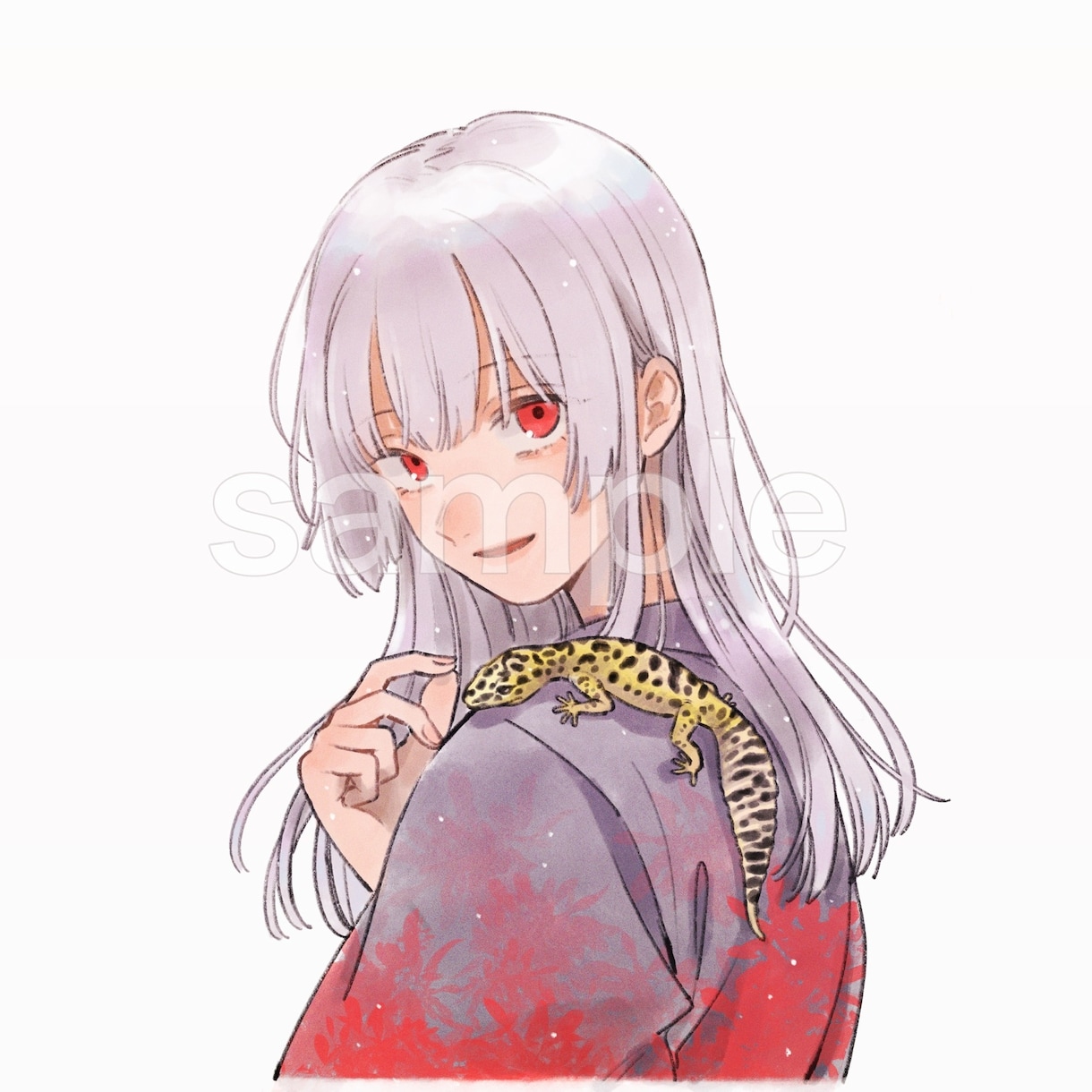 SNS用アイコンイラスト作成致します 柔らかい雰囲気の可愛い女の子や男の子のイラスト イメージ3