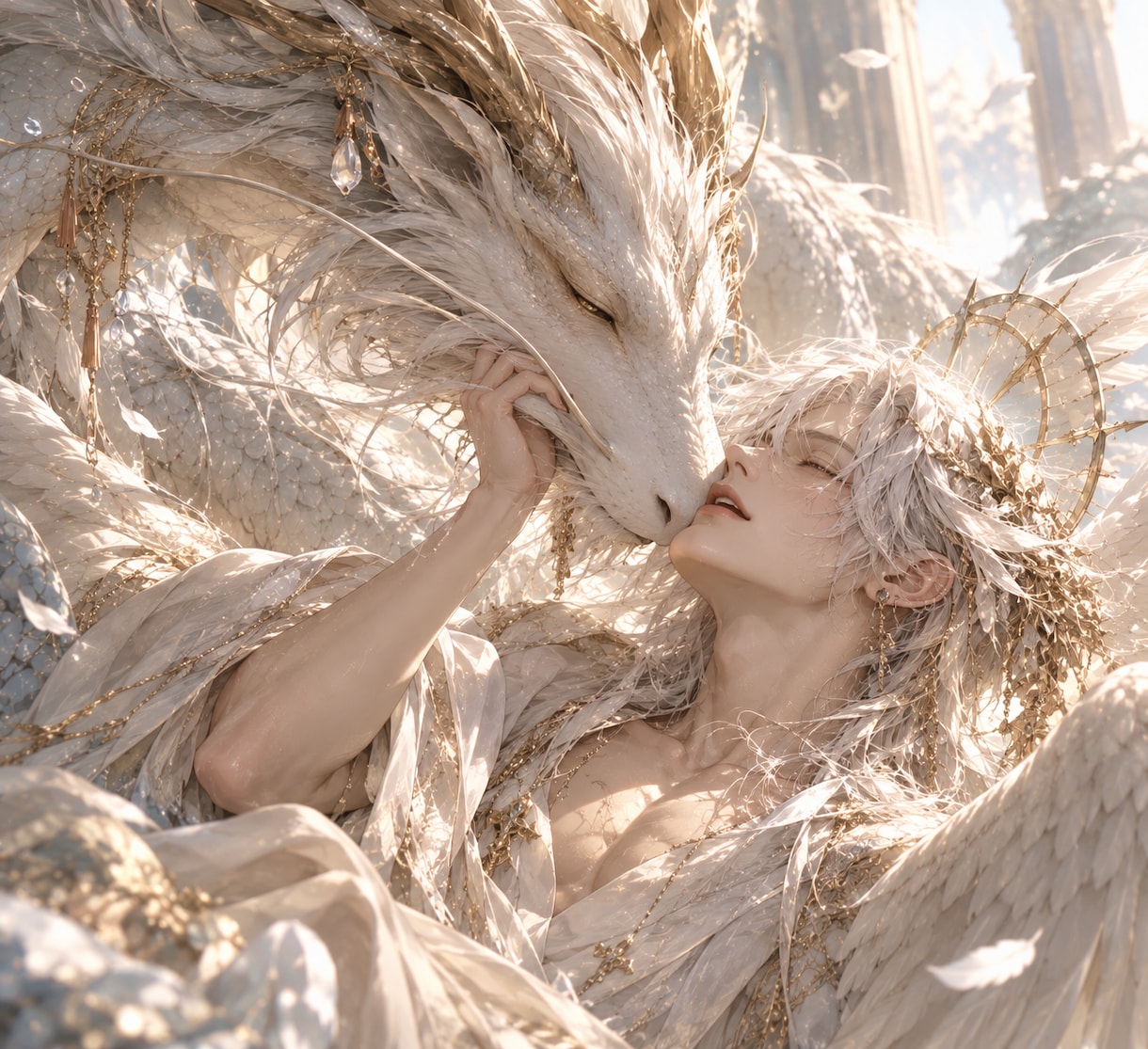神獣と天使から聞く人生好転方法、お伝えます 神聖な存在の加護のもとに、あなたに幸福が訪れますよう イメージ1