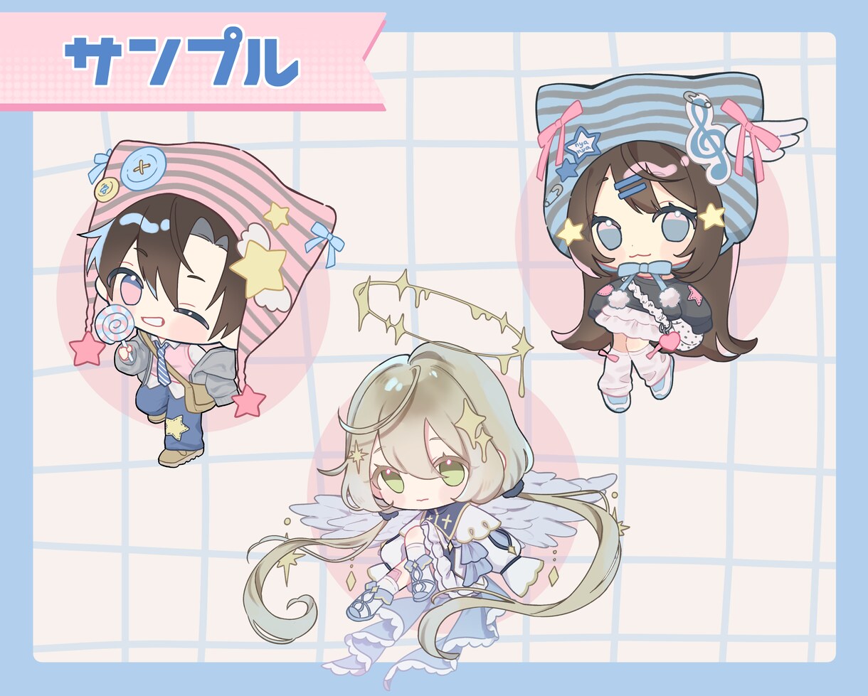 かわいいミニキャラ、SDキャラ描きます 商業利用可！可愛いイラストおまかせくだい！ イメージ8