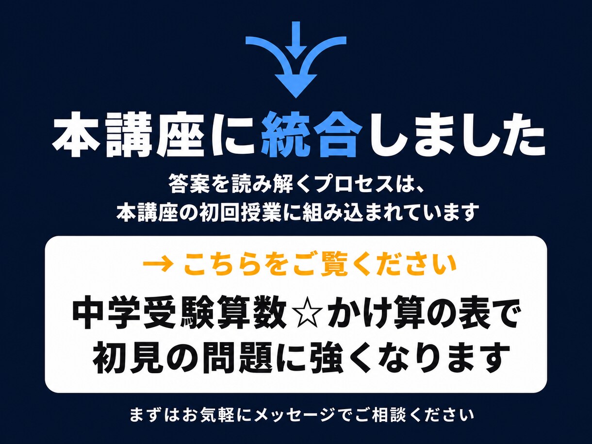 中学受験算数☆答案からかけ算の表で弱点を特定します その失点、間違え方にパターンがあります イメージ1