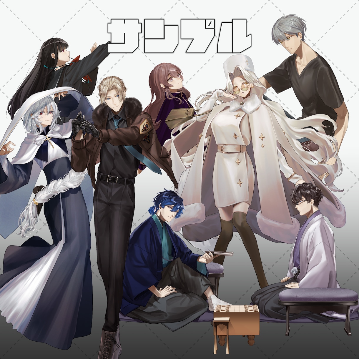 TRPG、ゲーム用の立ち絵描きます 美少女から筋骨隆々な男性まで幅広く取り扱います イメージ4