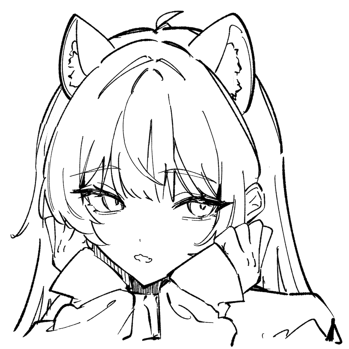 かっこいい線画イラスト描きます SNS等にかっこいいアイコンが欲しい方 イメージ2