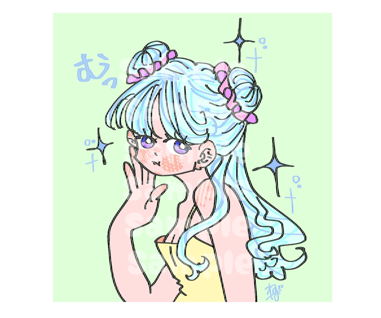 ポップでかわいいイラストを描きます アイコン・ヘッダー・グッズ・キャラクター・イラスト制作します イメージ9