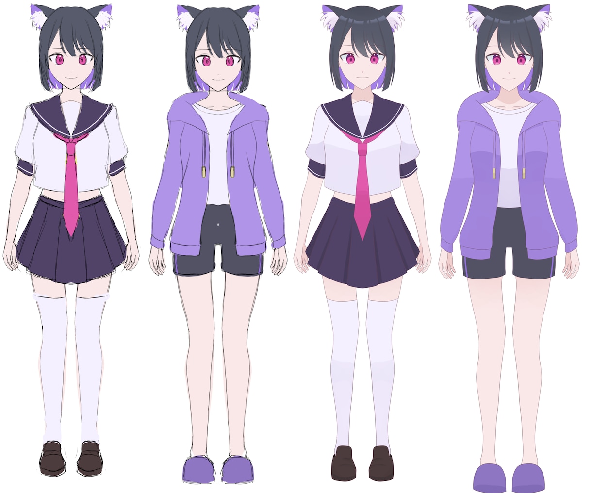安価で早く！Vモデル作ります キャラデザからモデリングまで！ イメージ3