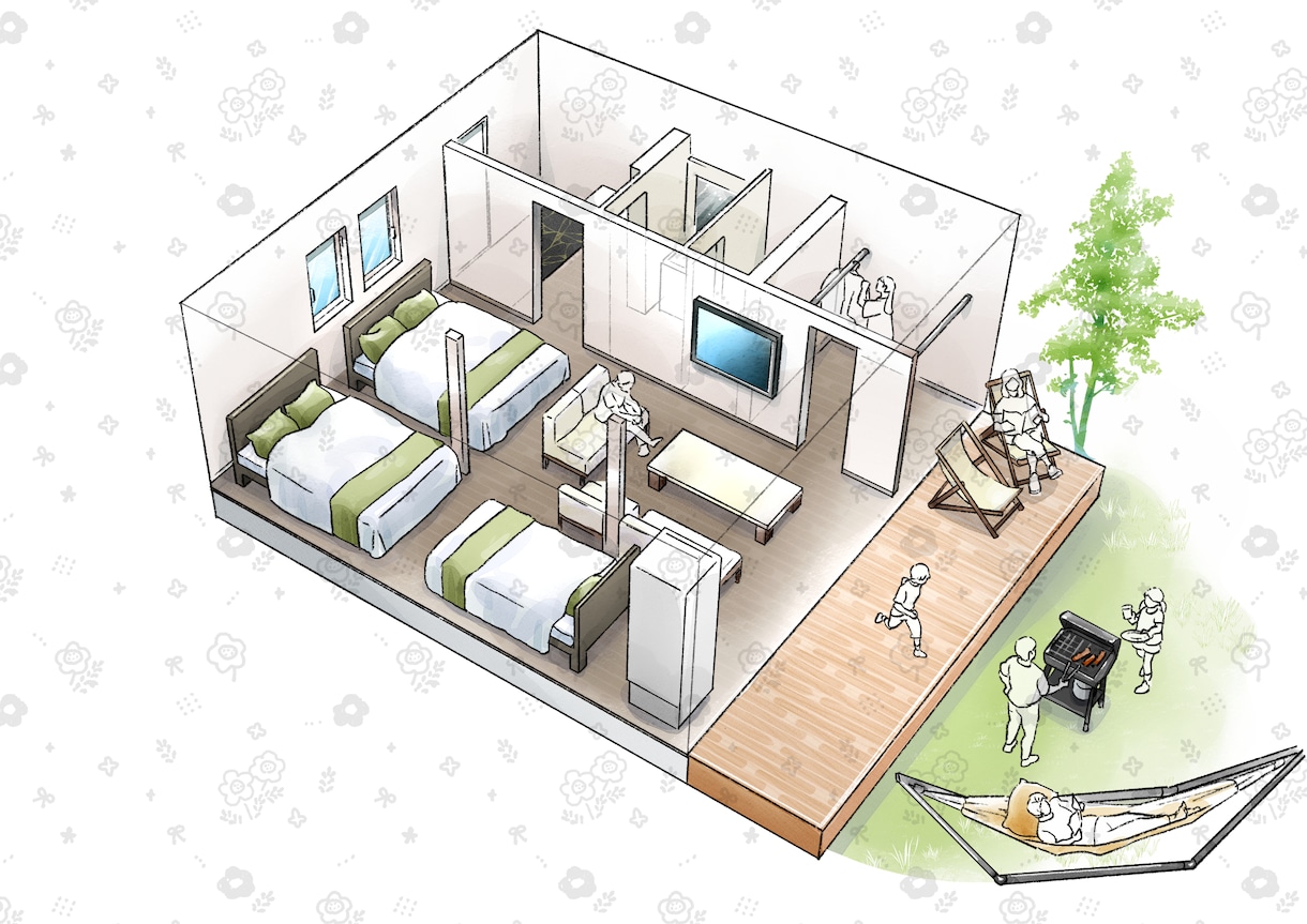表情イキイキな手描きパースを作成します 伝わる！シンプルなカットで説得力up イメージ5