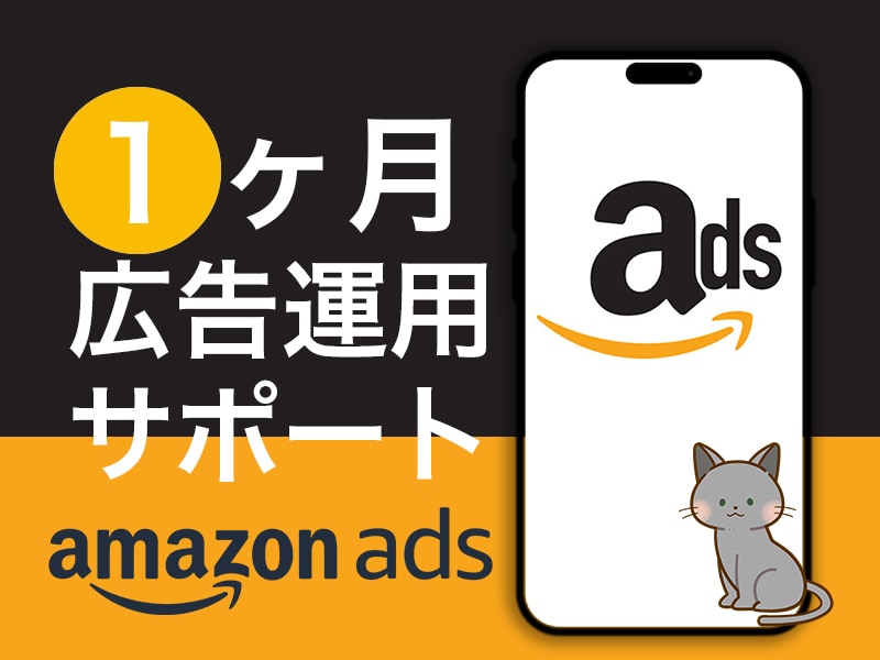Amazon広告 3種類 1ヵ月運用します 広告代理店出身者⭐︎1ヶ月間サポート付き イメージ1