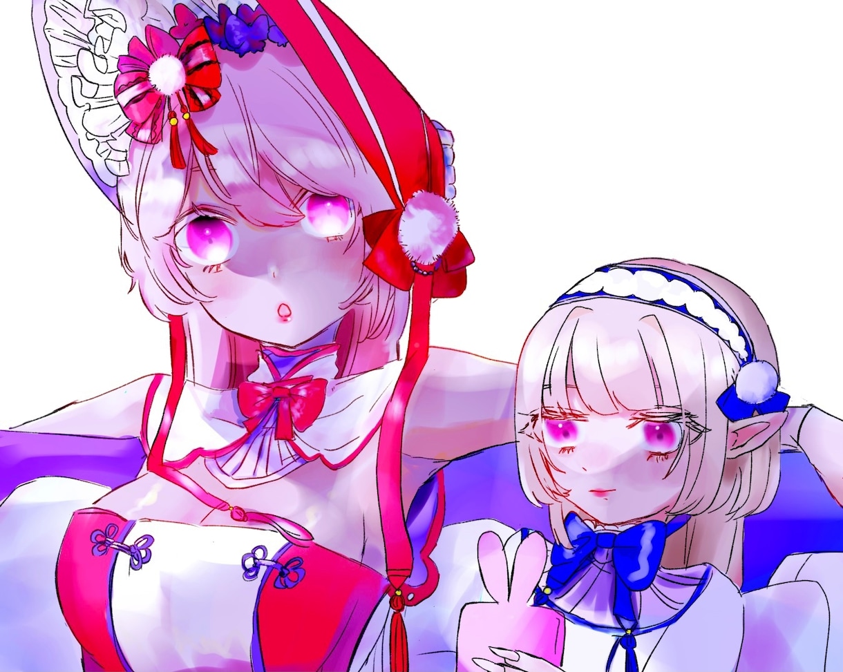 かわいい女の子を描きます かわいくてどこか芯のある女の子を描きます♡ イメージ1