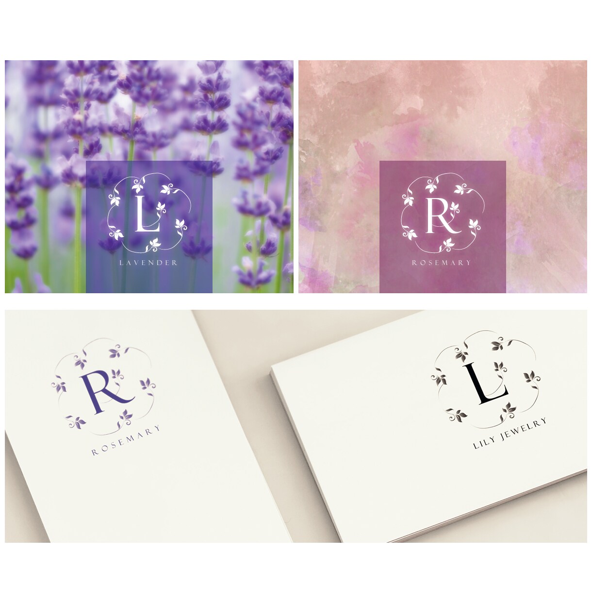 お得に♪デザイナーが作るお洒落なロゴ、お譲りします シンプルシステム！選ぶだけ★著作権譲渡コミです（新規も可能） イメージ1