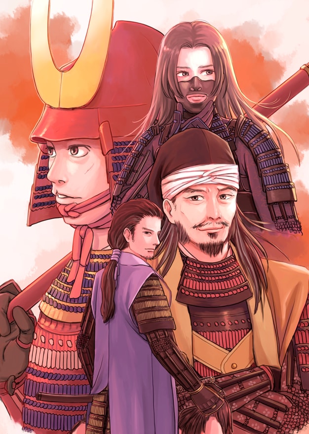 歴史・時代劇・戦国武将系イラスト描きます 商用・個人用いずれもOKです！ イメージ1