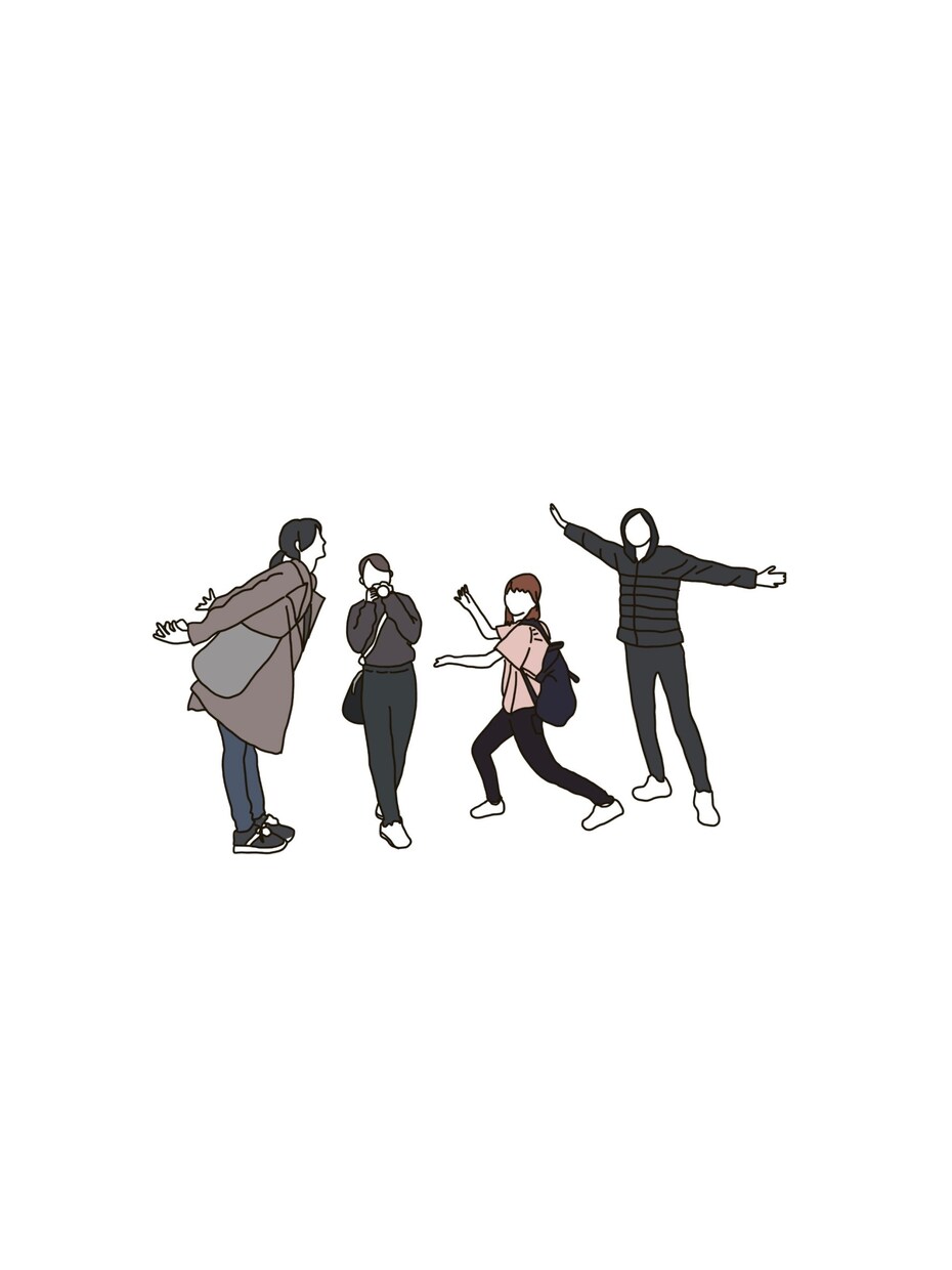 写真をもとに似顔絵イラスト描きます ゆる〜く可愛いイラストになるかと思います。 イメージ1