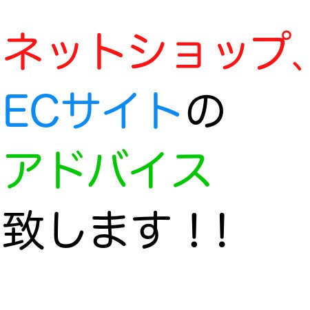 ネットショップ、ECサイトのアドバイスします ネットショップ経営10年のプロがアドバイスします！ イメージ1