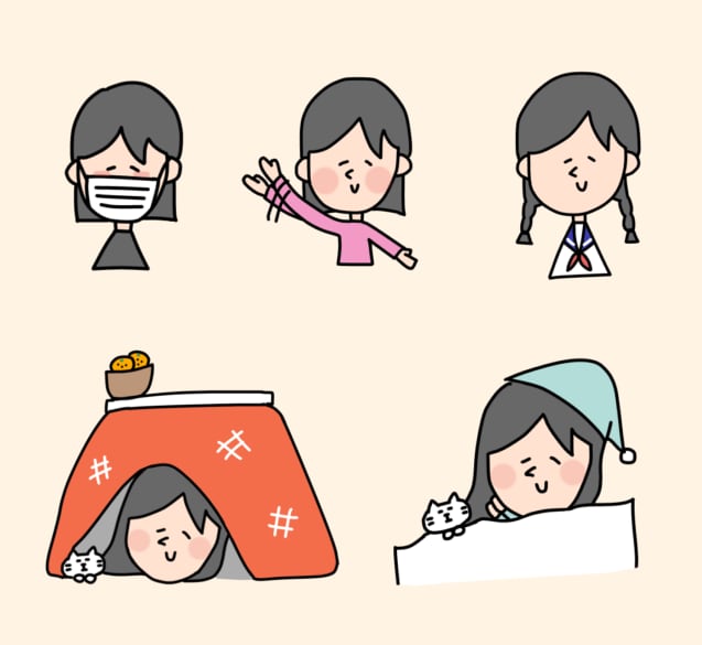 最短即日！ゆるかわ×少しシュールなイラスト描きます ＊商用ok＊似顔絵やアイコンに＊ゆるくてかわいいちびキャラ イメージ6