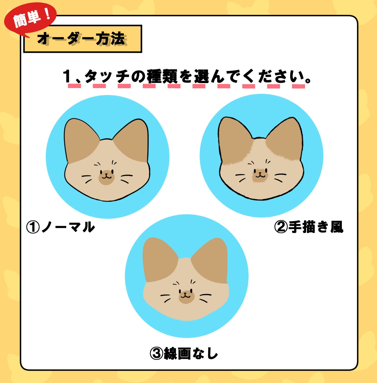 貴方だけのシンプル可愛い猫のアイコン作成します SNSやブログに使えるアイコン、挿絵で親しみやすい印象アップ イメージ3