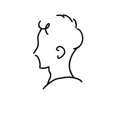 おしゃれでシンプル！あなたの横顔クールに描きます モノクロの線画好きなお客様に好評のイラストレーターが作成 イメージ8