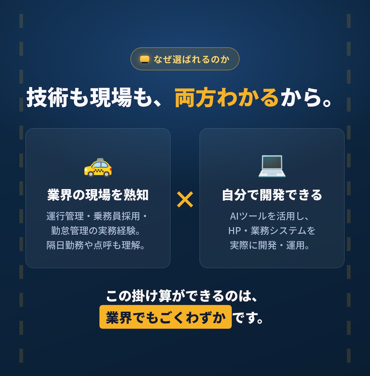 運送業界のドライバー採用に強いHPを作ります 運行管理の実務経験者がタクシー・運送業専門で制作します。 イメージ2