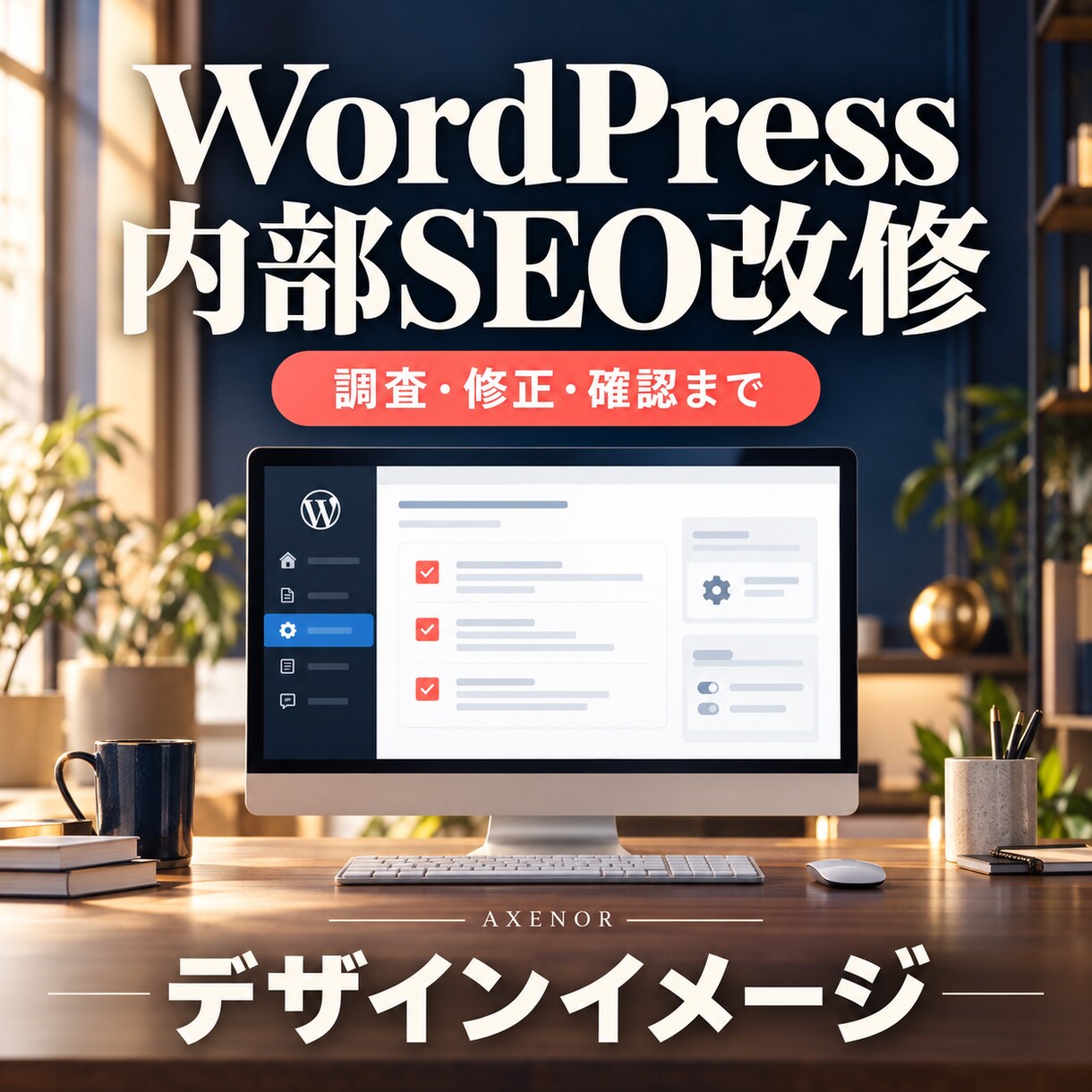 WordPressの内部SEOを改修します 調査だけで終わらず、合意した修正まで実装 イメージ1