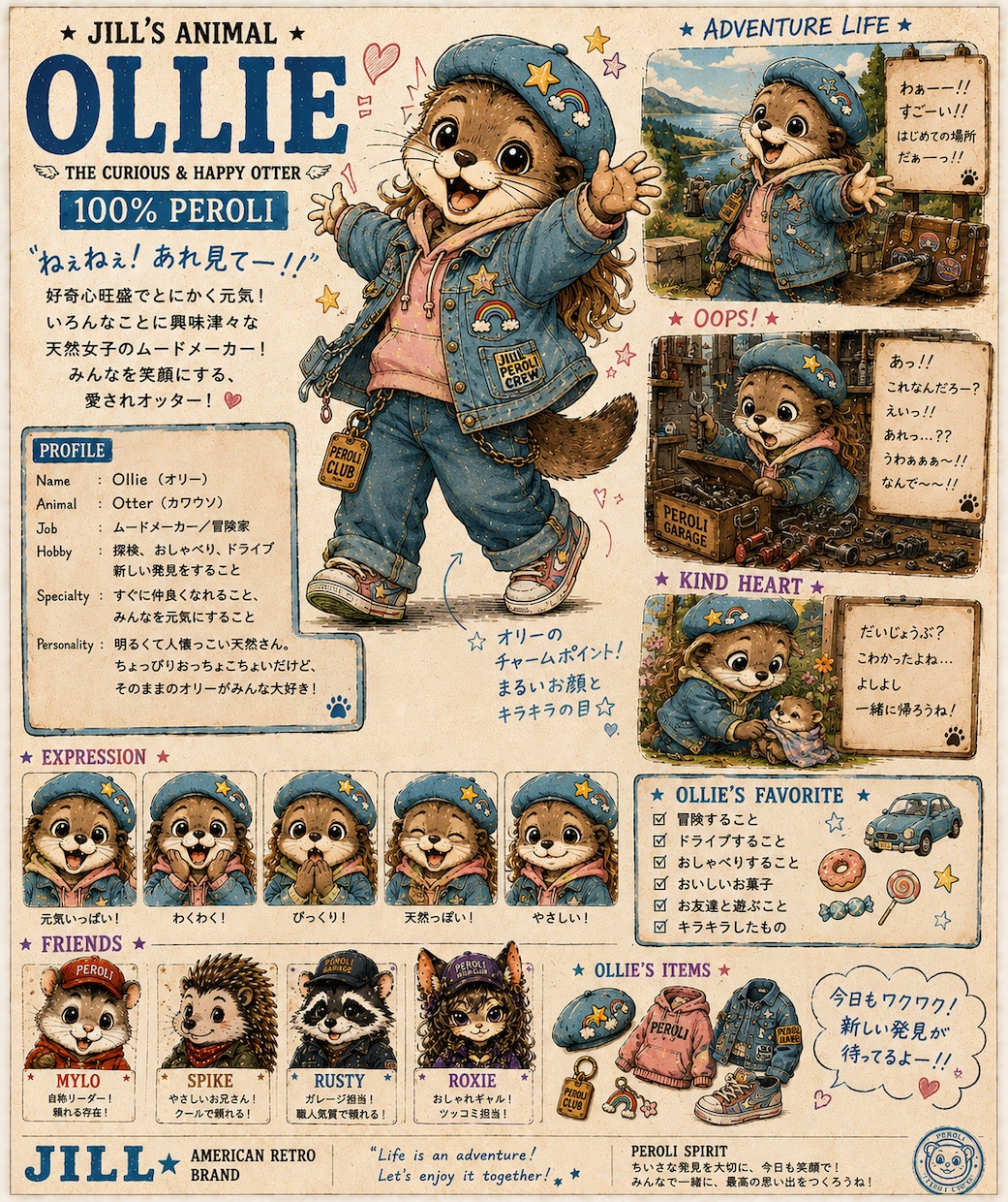ブランドの顔になるキャラクターを制作します 見た目だけじゃない、性格や世界観までデザイン イメージ4