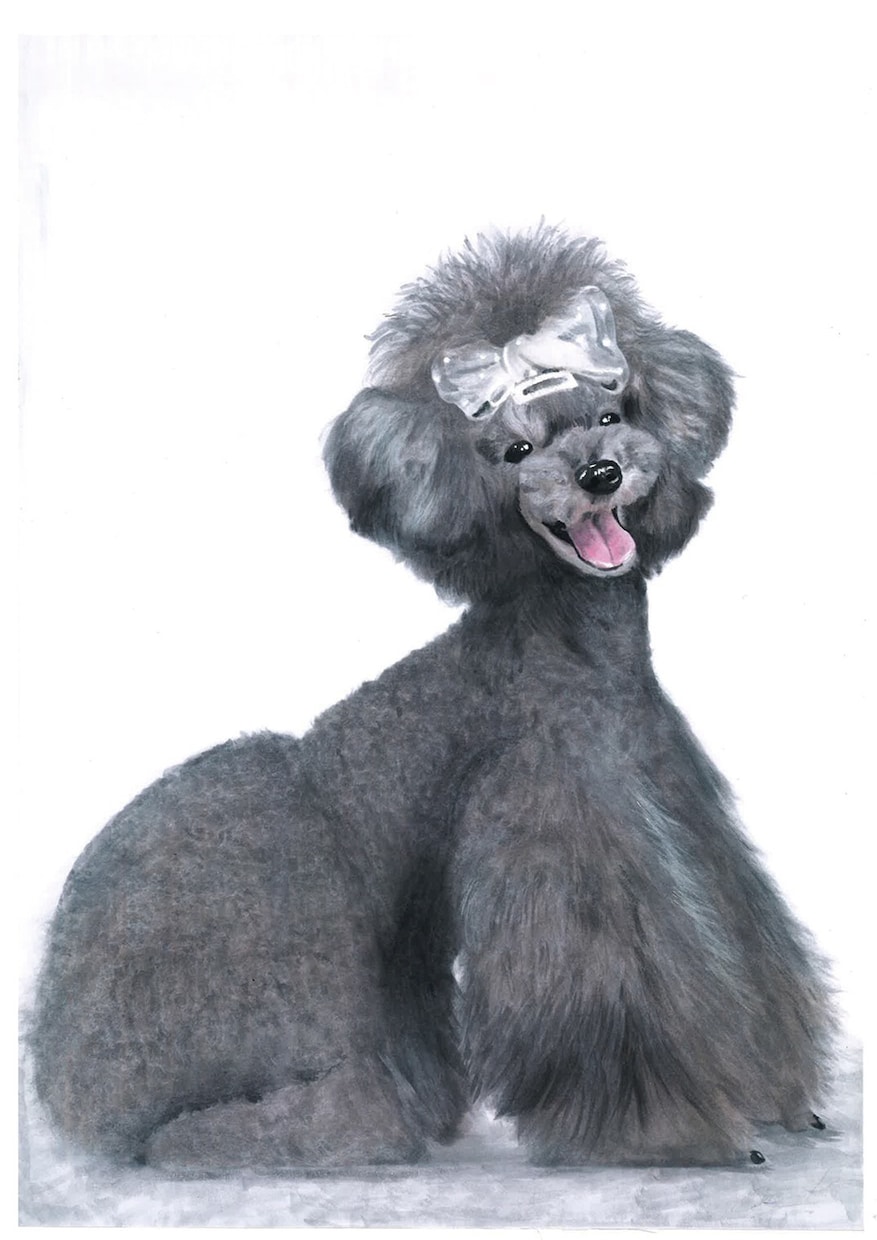 愛犬の似顔絵描きます 愛犬の写真から肖像画のようなクオリティ イメージ8