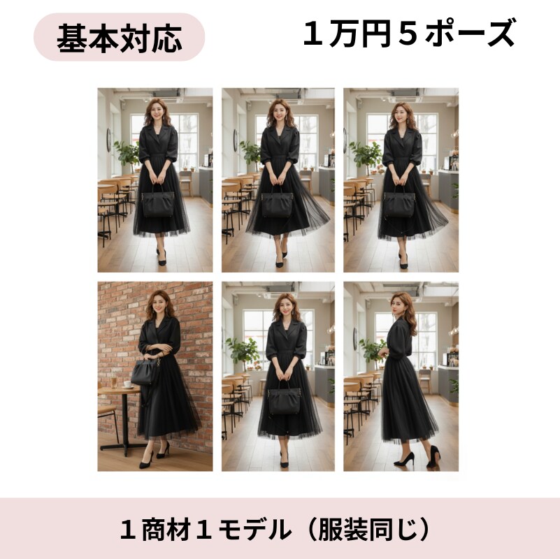 低コストで高品質！モデル画像に加工＆動画制作ます EC歴10年のノウハウで“売れる”写真＆動画を制作 イメージ4