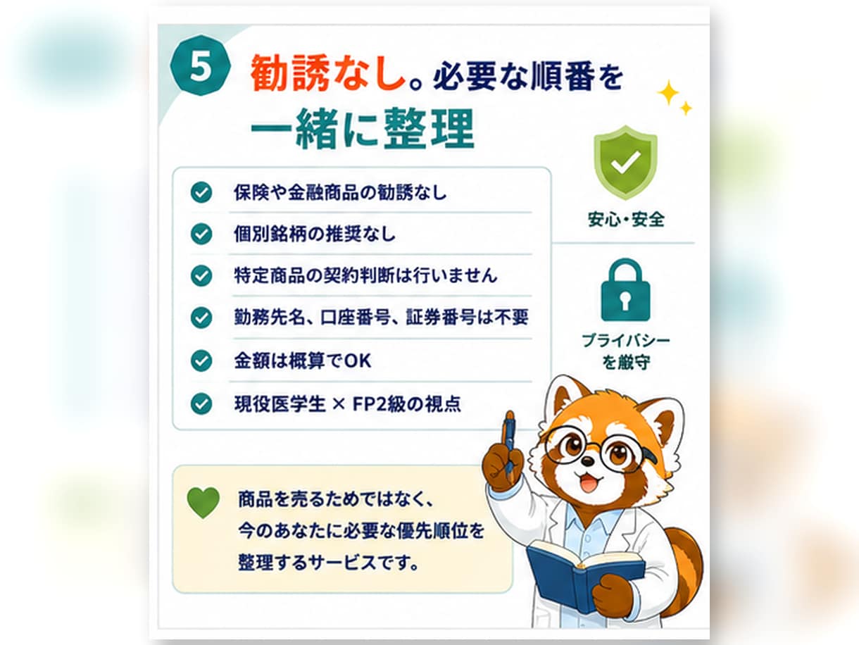 若手医療職のお金の初期設定を整理します NISA・保険・奨学金・生活防衛費をPDFで見える化 イメージ6