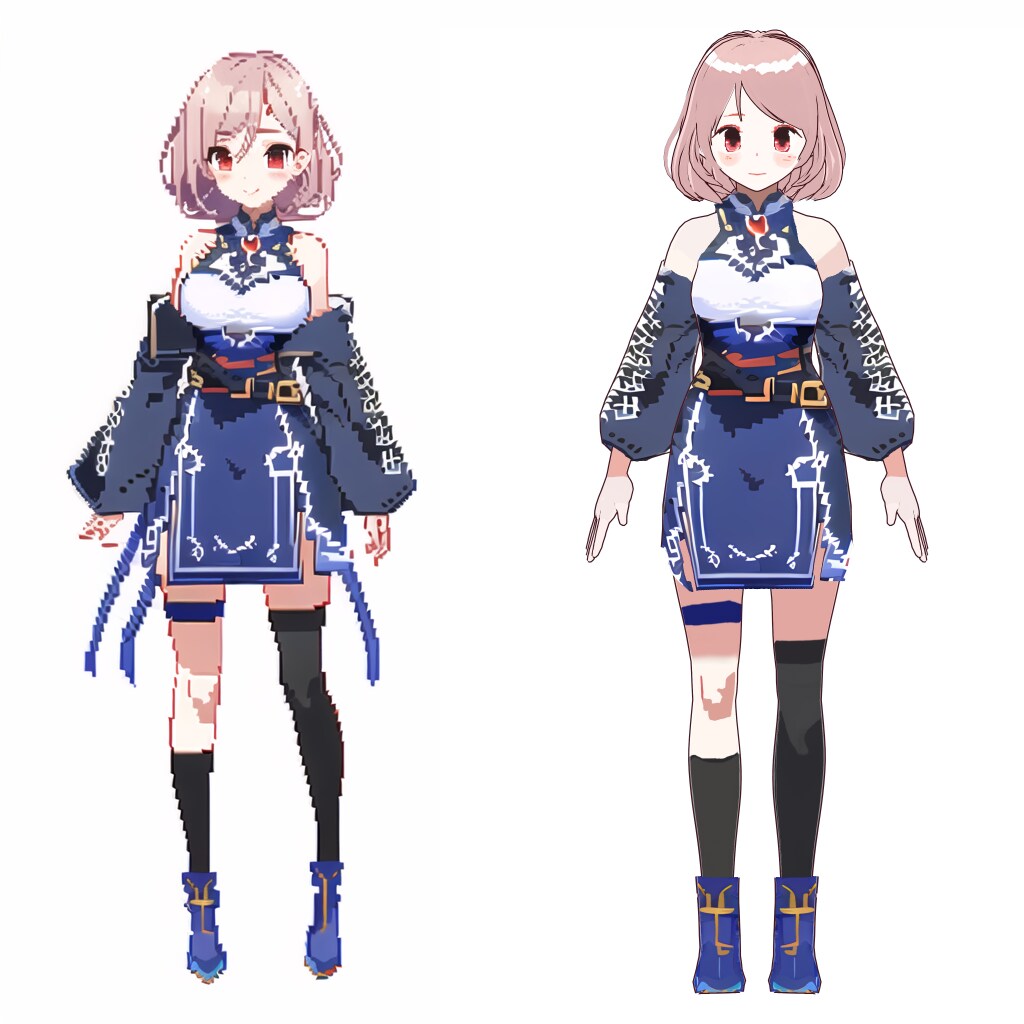イラスト再現・オリジナルVRoidモデルを作ります VTuber向け高再現3Dモデル作成【商用可】 イメージ7