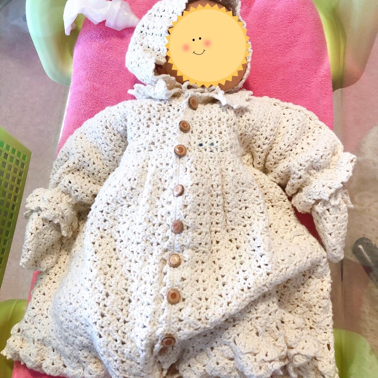 選べる6色！セレモニードレスを作ります 赤ちゃんのセレモニードレスをオーガニックコットンで作ります。 イメージ7