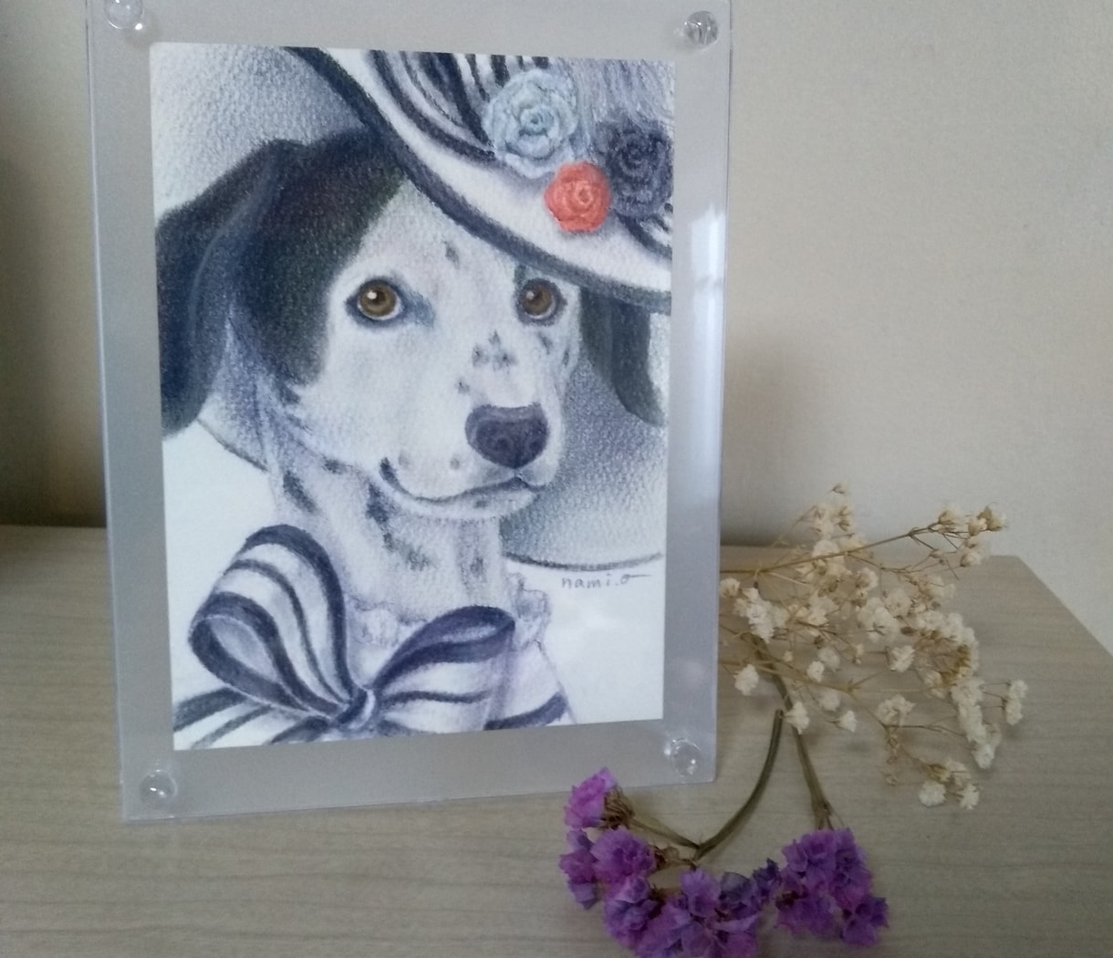 ほっこり暖かいうちの子似顔絵　パステルで描きます 写真には残らない、そのコらしさを一枚の絵に イメージ10